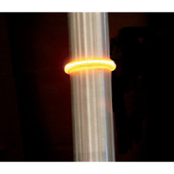 PartzBiz HD TW39AS - Smoke Truwrapz LED Fork Turn Signals for 39mm Forks