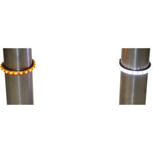 PartzBiz HD: -Custom Dynamics TruWRAPZ¬Æ Amber/White Dual LED Fork Lights 39mm TW39AWS 2040-1495 20401495