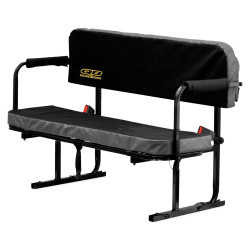 PartzBiz HD TX310 - QuadBoss Quad Boss UTV ATV SXS Black Rear Bed Jump Seat Bench Universal TX310 PartzBiz HD TX310 - QuadBoss Quad Boss UTV ATV SXS Black Rear Bed Jump Seat Bench Universal TX310
