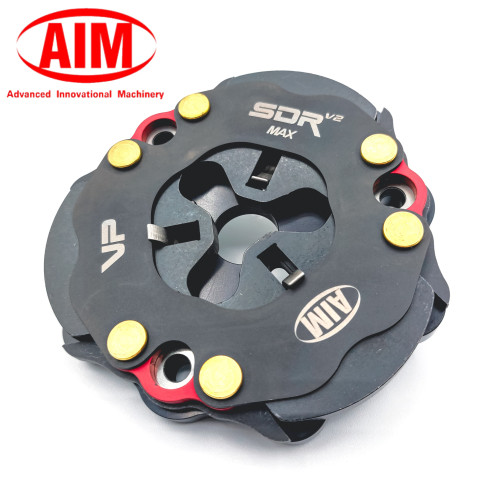 PartzBiz HD: 3476879-AIM VP-SDR V2 Max Slipper Clutch 3 Stud Pressure Plate Harley Touring Softail M8