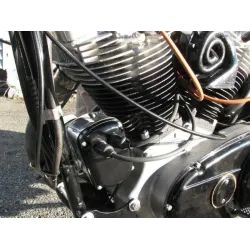 PartzBiz HD X5 - เครื่องกำเนิดไฟฟ้า Morris Magneto X5 ติดตั้ง Harley Sportster Flathead Model K Ironhead