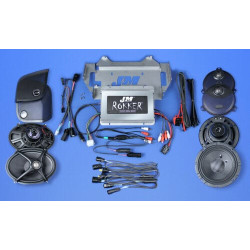 PartzBiz HD XXRK-700SP4-14SG - J&M ROKKERฌÆ XXR Extreme 800w 4-Speaker Amp Install Kit 14+ Harley Street Glide