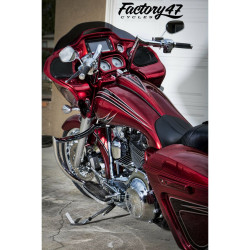 PartzBiz HD hb1825010c - Factory 47 แฮนด์บาร์ Signature Ape Hanger 10‚” 1-1/4‚” Chrome Harley FLTR 15-22 PartzBiz HD hb1825010c - Factory 47 แฮนด์บาร์ Signature Ape Hanger 10‚” 1-1/4‚” Chrome Harley FLTR 15-22