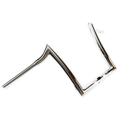 PartzBiz HD: 3487331-Factory 47 แฮนด์บาร์ Signature Ape Hanger 12‚” 1-1/4‚” Chrome Harley FLTR 15-22