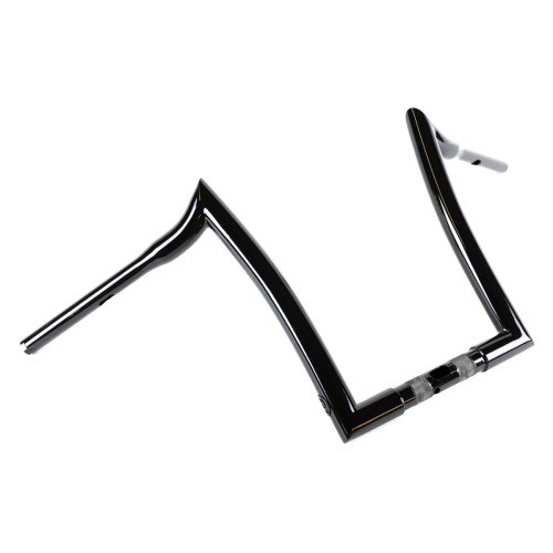 PartzBiz HD: 3487327-Factory 47 Signature Ape Hanger Handlebars 14” 1-1/4” Black Harley FLTR 15-22 PartzBiz HD: 3487327-Factory 47 Signature Ape Hanger Handlebars 14” 1-1/4” Black Harley FLTR 15-22