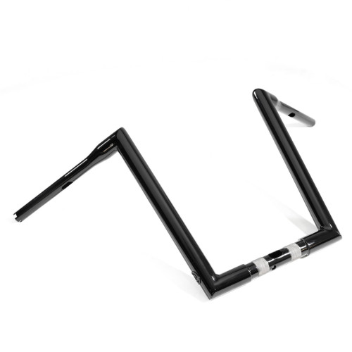 PartzBiz HD: 3487343-Factory 47 STR Miter Ape Hanger Handlebars 14” TBW Black Harley FLTR 15-22 PartzBiz HD: 3487343-Factory 47 STR Miter Ape Hanger Handlebars 14” TBW Black Harley FLTR 15-22
