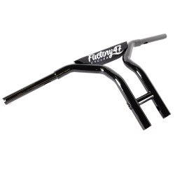 PartzBiz HD hb4102512b - Factory 47 MX47 Bar T แฮนด์บาร์ 12‚” 1-1/4‚” Pullback สีดำ Harley Softail Dyna PartzBiz HD hb4102512b - Factory 47 MX47 Bar T แฮนด์บาร์ 12‚” 1-1/4‚” Pullback สีดำ Harley Softail Dyna