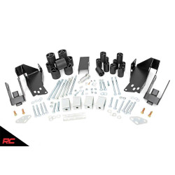PartzBiz HD RT-RC702 - 07-13 Chevrolet Silverado GMC Sierra 1500 3 ” Rough Country Body Lift Kit RC702 4wd 4x4 2wd RWD รถกระบะระบบกันสะเทือนที่ดีที่สุดใหม่อัพเกรด Offroad Shocks Spacers Blocks