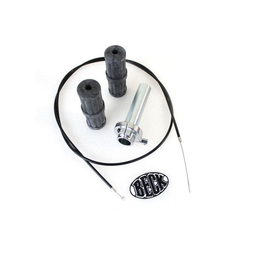 PartzBiz HD: 4425316-1/4" Turn Throttle Kit for 1" Handlebars w/ 60" Cable Harley FL XL FX 76-96 PartzBiz HD: 4425316-1/4" Turn Throttle Kit for 1" Handlebars w/ 60" Cable Harley FL XL FX 76-96