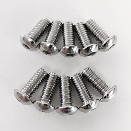 PartzBiz HD: 4425323-10 Polished Harley Front Brake Rotor Bolts Softail Dyna Touring HD 5/16"-18 X 3/4" PartzBiz HD: 4425323-10 Polished Harley Front Brake Rotor Bolts Softail Dyna Touring HD 5/16"-18 X 3/4"