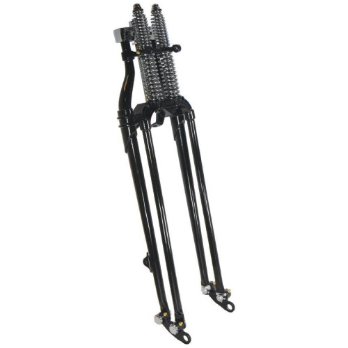 PartzBiz HD: 4425299-18” Long Black Hardbody Antique Style Springer Front End Custom Application 35245 PartzBiz HD: 4425299-18” Long Black Hardbody Antique Style Springer Front End Custom Application 35245