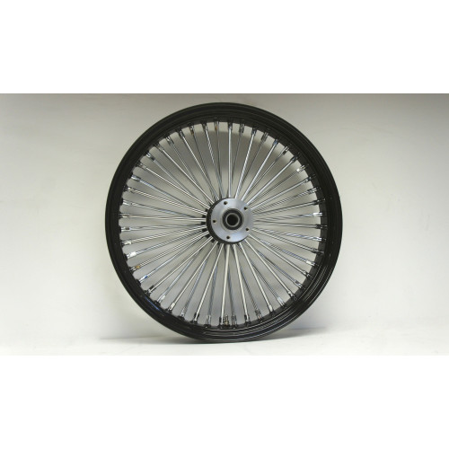 PartzBiz HD: 4425272-21" 48 Fat King Spoke Front Wheel Chrome Black Rim Rotors WWW Tire Package Harley PartzBiz HD: 4425272-21" 48 Fat King Spoke Front Wheel Chrome Black Rim Rotors WWW Tire Package Harley