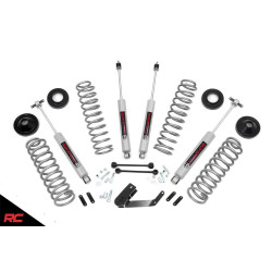PartzBiz HD RT-PERF694 - Rough Country PERF694 3.25" Lift Kit N3 Shocks for 07-18 Jeep Wrangler JK 4 Door Best New Suspension Lift Kit Upgrade Offroad Custom Unlimited Sport Rubicon Moab Sahara 4 Door 4x4 4wd 2wd Front Axle PartzBiz HD RT-PERF694 - Rough Country PERF694 3.25" Lift Kit N3 Shocks for 07-18 Jeep Wrangler JK 4 Door Best New Suspension Lift Kit Upgrade Offroad Custom Unlimited Sport Rubicon Moab Sahara 4 Door 4x4 4wd 2wd Front Axle