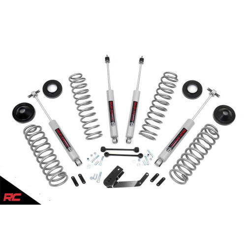 PartzBiz HD: 4425282-Rough Country PERF694 3.25" Lift Kit N3 Shocks for 07-18 Jeep Wrangler JK 4 Door Best New Suspension Lift Kit Upgrade Offroad Custom Unlimited Sport Rubicon Moab Sahara 4 Door 4x4 4wd 2wd Front Axle PartzBiz HD: 4425282-Rough Country PERF694 3.25" Lift Kit N3 Shocks for 07-18 Jeep Wrangler JK 4 Door Best New Suspension Lift Kit Upgrade Offroad Custom Unlimited Sport Rubicon Moab Sahara 4 Door 4x4 4wd 2wd Front Axle