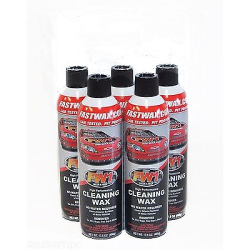 PartzBiz HD: 4425211-5 Cans FW1 FASTWAX Waterless Wash Carnauba Car Wax FREE SHIP