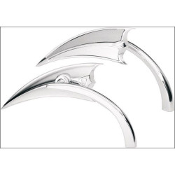 PartzBiz HD AN13-060 - Arlen Ness Micro Chrome Scoop กระจกมองข้างซ้าย Harley หรือ Metric EACH | 13-060 PartzBiz HD AN13-060 - Arlen Ness Micro Chrome Scoop กระจกมองข้างซ้าย Harley หรือ Metric EACH | 13-060