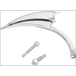 PartzBiz HD AN13-061 - Arlen Ness Micro Chrome Scoop กระจกมองข้างขวา Harley หรือ Metric EACH | 13-061 PartzBiz HD AN13-061 - Arlen Ness Micro Chrome Scoop กระจกมองข้างขวา Harley หรือ Metric EACH | 13-061