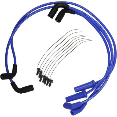 PartzBiz HD: 4425129-Accel 171116-B Blue 8 mm Spark Plug Wire Harley Milwaukee Eight Touring 17-Up PartzBiz HD: 4425129-Accel 171116-B Blue 8 mm Spark Plug Wire Harley Milwaukee Eight Touring 17-Up