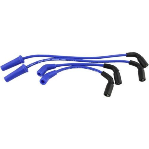PartzBiz HD: 4425133-Accel 171117-B Custom 8mm Blue Spark Plug Wires Set 18-19 Harley Softail Milwaukee-8 2104-0336 21040336 PartzBiz HD: 4425133-Accel 171117-B Custom 8mm Blue Spark Plug Wires Set 18-19 Harley Softail Milwaukee-8 2104-0336 21040336
