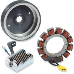 PartzBiz HD 152300 - ชุดระบบการชาร์จ Accel 32 แอมป์ Harley-Davidson Big Twin Evo 1991-1999 (ยกเว้น Efi) | 152300