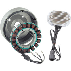 PartzBiz HD 152304 - ระบบชาร์จ Lectric Accel 38 AMP สำหรับ 01-06 Harley S/T | 152304