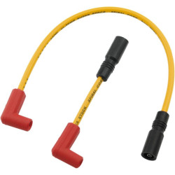 PartzBiz HD 171100-Y - Accel 8mm Yellow Spark Plug Wire Set for Harley Softail FXST; FLST; FLS 00-15 | 171100-Y PartzBiz HD 171100-Y - Accel 8mm Yellow Spark Plug Wire Set for Harley Softail FXST; FLST; FLS 00-15 | 171100-Y