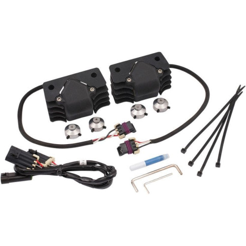PartzBiz HD: 4425102-Accel All Black Finish Stealth Supercoil Super Coil Harley Sportster XL 07-16 | 140414S PartzBiz HD: 4425102-Accel All Black Finish Stealth Supercoil Super Coil Harley Sportster XL 07-16 | 140414S