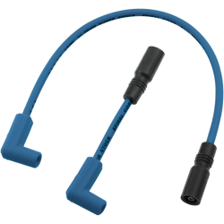 PartzBiz HD DS21040126 - ชุดสายไฟหัวเทียน Accel Blue 8MM สำหรับ Harley-Davidson Flh Flt 1999-2008 - 171098-B