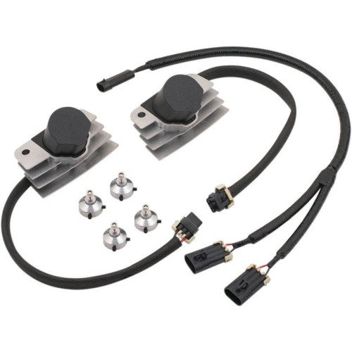 PartzBiz HD: 4425092-Accel Natural Finish Stealth Supercoil Super Coil Harley Softail Dyna FLH/T | 140411NI