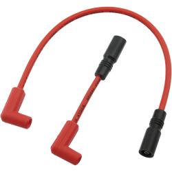 PartzBiz HD DS21040127 - ชุดสายไฟหัวเทียน Accel Red 8MM สำหรับ Harley-Davidson Flh Flt 1999-2008 - 171098-R