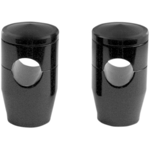 PartzBiz HD: 4425069-Accutronix Black 2" Custom Billet Aluminum Risers 1" Bars Standard Triples Fit PartzBiz HD: 4425069-Accutronix Black 2" Custom Billet Aluminum Risers 1" Bars Standard Triples Fit