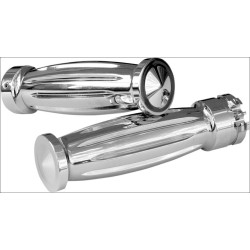 PartzBiz HD DS06301453 - มือจับ Chrome สไตล์โกธิคเพชรแบบกำหนดเองของ Accutronix สำหรับคันเร่งสาย Harley PartzBiz HD DS06301453 - มือจับ Chrome สไตล์โกธิคเพชรแบบกำหนดเองของ Accutronix สำหรับคันเร่งสาย Harley