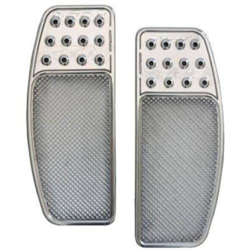 PartzBiz HD: 4425009-Accutronix FBF01-DOC แผ่นปูพื้นด้านหน้า Chrome Knurled Drilled Harley 84-Up PartzBiz HD: 4425009-Accutronix FBF01-DOC แผ่นปูพื้นด้านหน้า Chrome Knurled Drilled Harley 84-Up