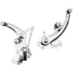 PartzBiz HD DS16220532 - Accutronix FC405-SIC Diamond Chrome Plus +6 การควบคุมไปข้างหน้า Harley 14-18 FLH/T | FC405-SIC