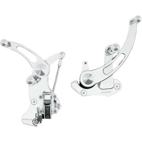 PartzBiz HD: 4424973-Accutronix FC405-SSC Slotted Chrome Plus +6 ระบบควบคุมไปข้างหน้า Harley 14-18 FLH/T | FC405-SSC PartzBiz HD: 4424973-Accutronix FC405-SSC Slotted Chrome Plus +6 ระบบควบคุมไปข้างหน้า Harley 14-18 FLH/T | FC405-SSC