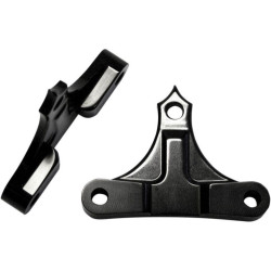 PartzBiz HD DS14100117 - Accutronix Hot Legs Bagger Legs Black .625 ” Spacers 6 ” บังโคลนหน้า 14-16 | TFS49-NF5/8B