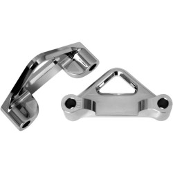 PartzBiz HD DS14100059 - Accutronix Hot Legs ขา Bagger Chrome 1 ” Spacers 6 ” บังโคลนหน้า 84-13 | TFS41-EMF100C