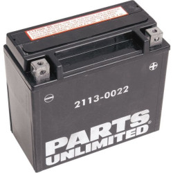 PartzBiz HD DS21130022 - แบตเตอรี่ไม่ต้องบำรุงรักษา AGM 310cca YTX20HL-BS Harley Dyna 99-17 Softail 00-20