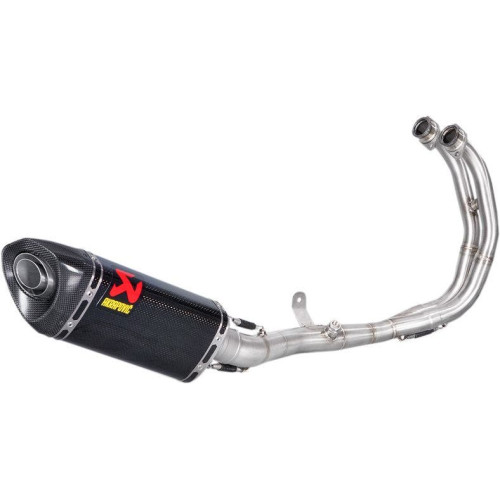 PartzBiz HD: 4424909-Akrapovic S-Y3R1-APC Full System Race Exhaust Steel Carbon Fiber 14-18 Yzf-R3 | ท่อฟูลซิสเต็ม S-Y3R1-APC