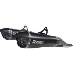 PartzBiz HD DS18114158 - Akrapovic Slip-On Line ท่อไทเทเนียมคาร์บอน 2021 Suzuki Hayabuya SS13SO4HRAATBL