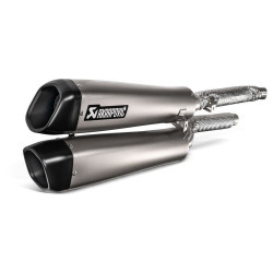 PartzBiz HD DS18113943 - Akrapovic Slip-Onท่อไอเสียไทเทเนียมTriumph Scrambler 1200 XC EX 19-20 19-20 1811-3943 18113943 S-T12SO3-HCQT ดีที่สุดสำหรับประสิทธิภาพในสนามพร้อม