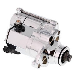 PartzBiz HD TR497774 - ลูกบอลทั้งหมด 80-1014 Chrome Racing Starter 1.4 kW 06-17 Harley Softail Dyna 497774