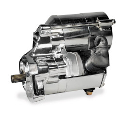 PartzBiz HD AB80-1012 - All Balls Chrome 1.6 KW Starter สำหรับ Harley Touring Softail & Dyna | 80-1012 PartzBiz HD AB80-1012 - All Balls Chrome 1.6 KW Starter สำหรับ Harley Touring Softail & Dyna | 80-1012