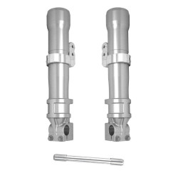 PartzBiz HD DS04030152 - Alloy Art 49LLFL-1 Clear Next Gen 49mm Fork Lower Legs Harley FL 16-Up 0403-0152 04030152 softail touring fat boy lo electra glide road street king heritage bad boy crossbones breakout upgrade best for replacement suspension Front PartzBiz HD DS04030152 - Alloy Art 49LLFL-1 Clear Next Gen 49mm Fork Lower Legs Harley FL 16-Up 0403-0152 04030152 softail touring fat boy lo electra glide road street king heritage bad boy crossbones breakout upgrade best for replacement suspension Front