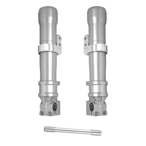 PartzBiz HD: 4424829-Alloy Art 49LLFL-1 Clear Next Gen 49mm Fork Lower Legs Harley FL 16-Up 0403-0152 04030152 softail touring fat boy lo electra glide road street king heritage bad boy crossbones breakout upgrade best for replacement suspension Front
