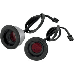 PartzBiz HD DS20100609 - Alloy Art Black CNC Shooter Taillight Turn Signal for Harley Touring & Custom | STL-2 PartzBiz HD DS20100609 - Alloy Art Black CNC Shooter Taillight Turn Signal for Harley Touring & Custom | STL-2