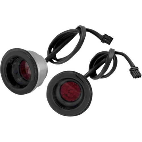 PartzBiz HD: 4424837-Alloy Art Black CNC Shooter Taillight Turn Signal for Harley Touring & Custom | STL-2 PartzBiz HD: 4424837-Alloy Art Black CNC Shooter Taillight Turn Signal for Harley Touring & Custom | STL-2