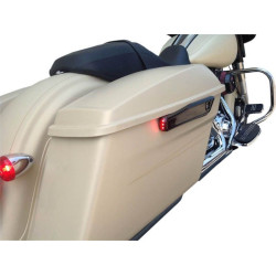 PartzBiz HD DS35011016 - Alloy Art Black LED Lighted Saddlebag Hinge Covers CNC Harley Touring 14-Up PartzBiz HD DS35011016 - Alloy Art Black LED Lighted Saddlebag Hinge Covers CNC Harley Touring 14-Up
