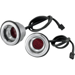 PartzBiz HD DS20100608 - Alloy Art Chrome CNC Shooter Taillight Turn Signal Kit Harley Touring & Custom | STL-1 PartzBiz HD DS20100608 - Alloy Art Chrome CNC Shooter Taillight Turn Signal Kit Harley Touring & Custom | STL-1