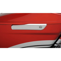 PartzBiz HD DS35011015 - Alloy Art Chrome LED Lighted Saddlebag Hinge Covers CNC Harley Touring 14-Up PartzBiz HD DS35011015 - Alloy Art Chrome LED Lighted Saddlebag Hinge Covers CNC Harley Touring 14-Up